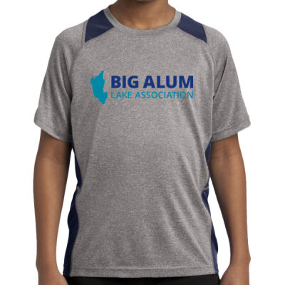 Big Alum - Youth Heather Colorblock Contender ™ Tee Thumbnail